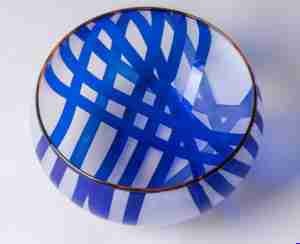 Andrew J Brown & Nanna Backhaus Brown - Blue Glass Bowl 2 opt