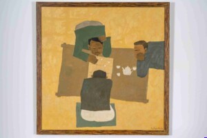 Artist Na Hanh -Vietnam - Chess Players - 97-x-97
