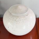 Raku pottery—an ancient, unpredictable Japanese firing technique.