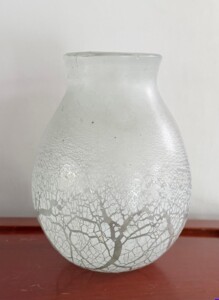 Unknown Artist - Frosted Glass Bowl